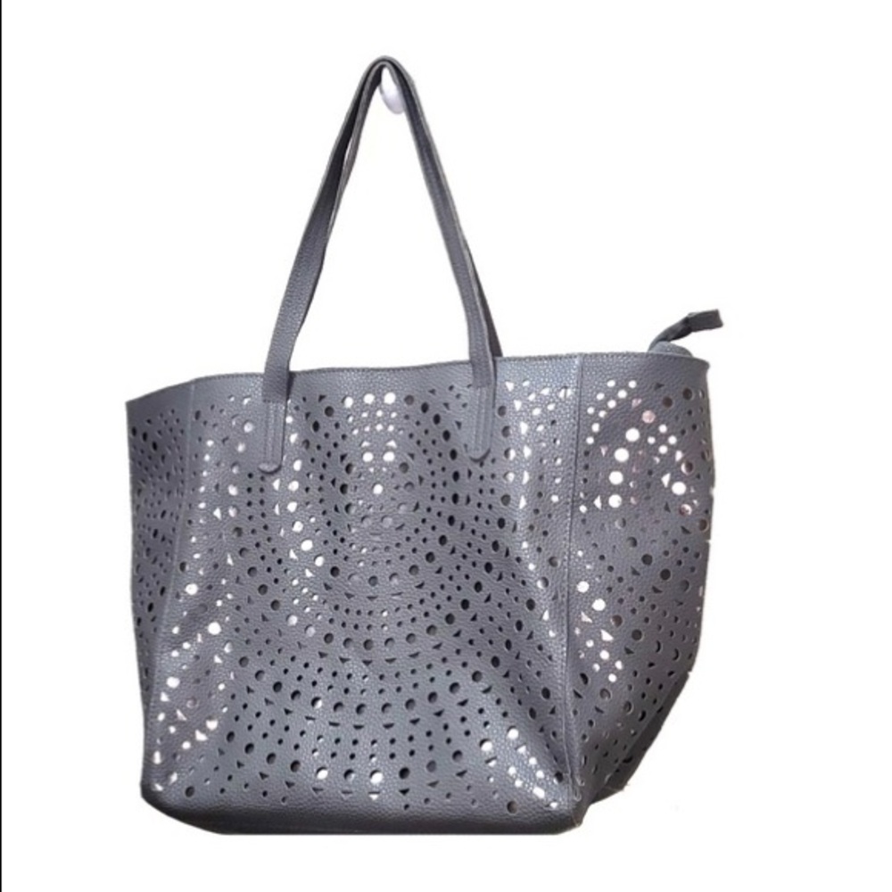 Bath and Body Works Grey Tote Bag